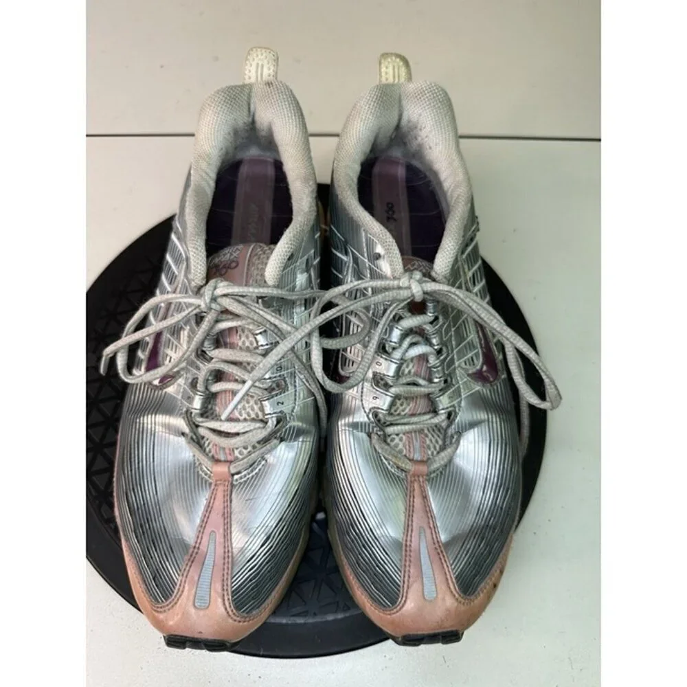 Nike 310909-051 Air Max 360 Women's Silver & Pink Sneakers Sz 8.5 US